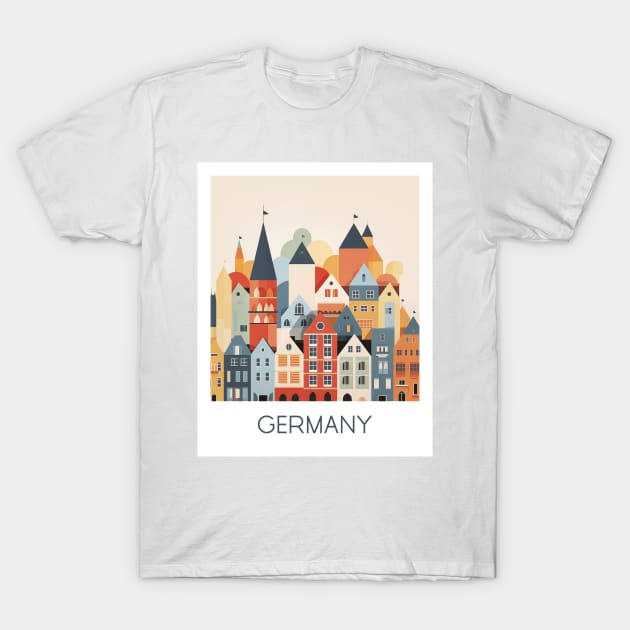 GERMANY T-Shirt by MarkedArtPrints